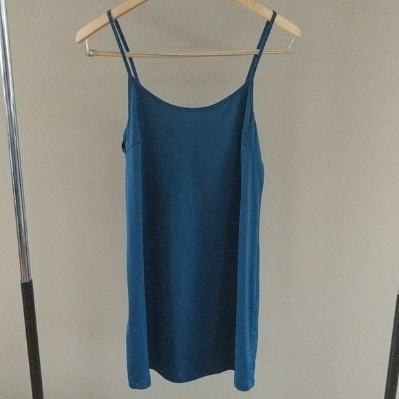 LC LAUREN CONRAD Sapphire Blue Ruffle Dress - Picture 3 of 7